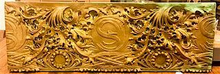 After Louis Sullivan, (American, 1856-1924) Height 12 1/2 x width 36 inches.