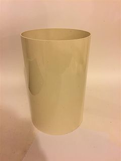 A.G. Colombini for Kartell Molded Plastic Wastebasket Height 15 inches.