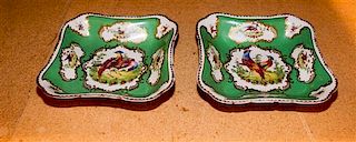 * A Pair of Chelsea Porcelain Bowls. Width 8 1/4 inches.