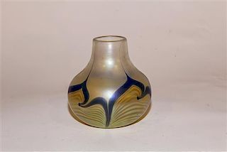 A Studio Glass Vase Height 6 inches.