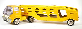 1960s Tonka Pressed Steel Car Carrier Toy Truck