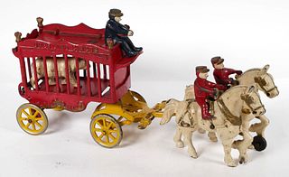 Overland Circus Wagon with Bear