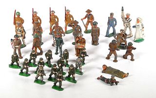Lead Soldiers Army Figures Manoil Barclay Type