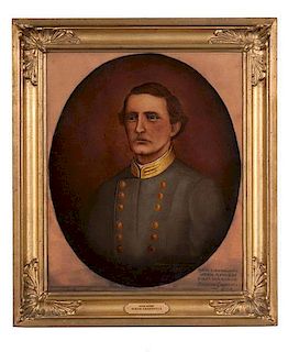 CSA Colonel John Singleton Mosby, Oil on Canvas by Hiram Grandville (1815-1892) 