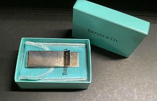 TIFFANY AND CO. STERLING MONEYCLIP WITH BOX