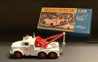 MATCHBOX LESNEY K-2 Scammell Heavy Wreck Truck King Size Esso Original Box