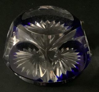 SIGNED BACCARAT PAPERWEIGHT