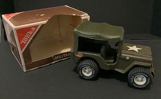 Tonka Army Military Green Jeep no. 1989 w/box
