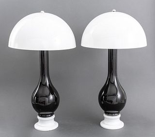 Mid-Century Modern Mushroom Table Lamp, 2
