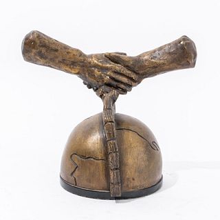 Victor Salmones World Peace Bronze Sculpture