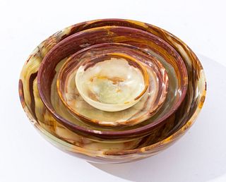 Onyx Bowl by Maitland-Smith, Set of 4