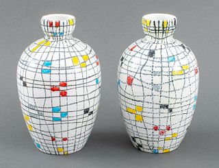 Ceramiche Bitossi Attr. Italian Vases, Pair, 1960s