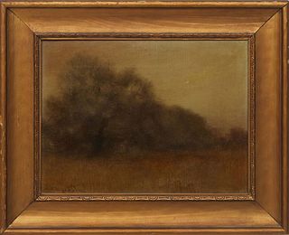 Alexander John Drysdale (Louisiana, 1870-1934), "Louisiana Marsh," 1906, oil on canvas, signed lower left, dated lower right, titled, signed and dated