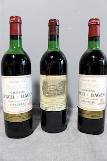 Chateau Lafife Rothschild, Lynch& Bages 1978 Wine.
