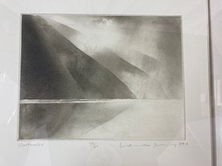 NORMAN ACKROYD Pencil Signed WASWSWATER Engraving LIMITED EDITION Numbered