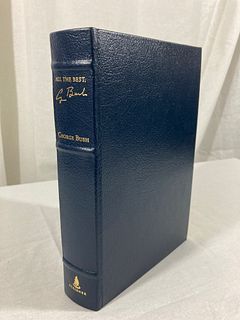 PRESIDENT GEORGE H. W. BUSH Signed ALL THE BEST Numbered LIMITED EDITION Leather