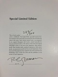 R. C. GORMAN Signed LIMITED EDITION Numbered THE GRAPHIC WORKS 282 OF 300