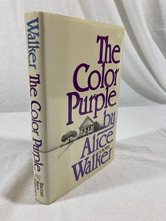 ALICE WALKER Signed THE COLOR PURPLE First Editions PULITZER PRIZE