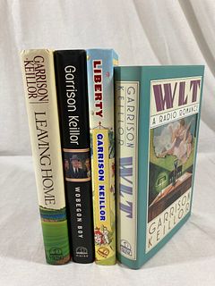 GARRISON KEILLOR Signed X4 WOBEGON BOY First Editions LEAVING HOME
