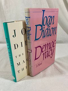 JOAN DIDION Signed X2 DEMOCRACY First Edition YEAR OF MAGICAL THINKING