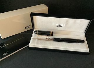 Mont Blanc Fountian Pen Meisterstuck No 149 stamped 18K With Box.