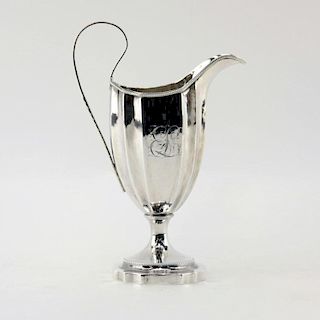Early American Silver Cream Pitcher