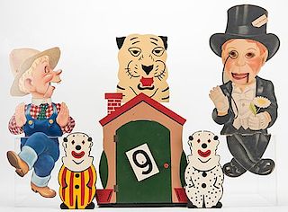 Group of Three Magic and Ventriloquism Props
