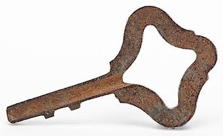 Handmade Antique Key Likely Owned by Houdini