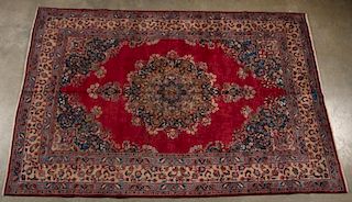 ORIENTAL RUG 6'3" X 9'6" SIGNED PERSIAN