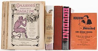 Group of Houdini-Related Books and Magazines