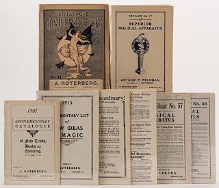 Group of Eight Roterbert Cataloges and Supplements