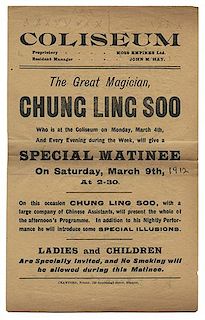 Chung Ling Soo Handbill