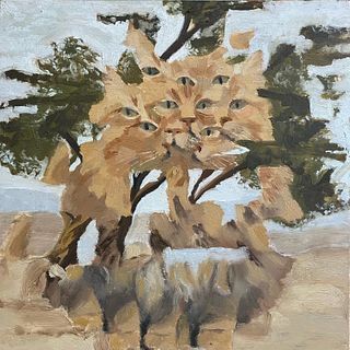 James Kaplan - Israeli Street Cat (Moche at the Olive Tree)