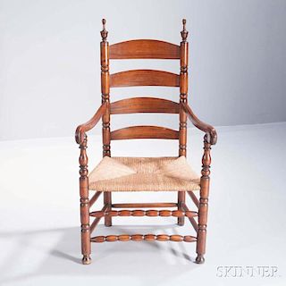 Maple Slat-back Armchair