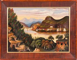 Thomas Chambers (New York/England, 1808-1869)      Hudson River View