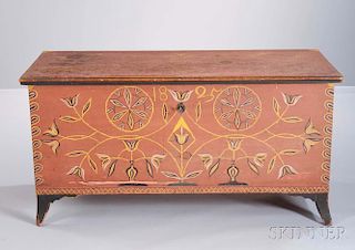 Paint-decorated Blanket Chest
