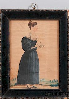 Jacob Maentel (Pennsylvania/Maryland/Indiana/Germany, 1763-1863)      Portrait of a Woman