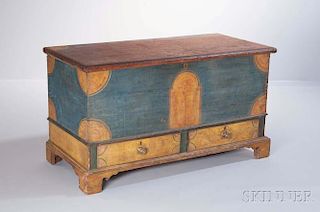 Paint-decorated Dower Chest