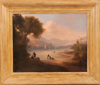 Alvin Fisher (Massachusetts, 1792-1863)      River Landscape