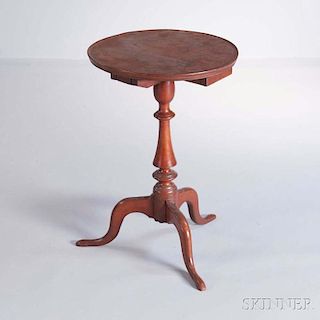 Cherry Candlestand with Drawer