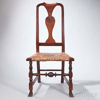 Maple Spanish-foot Side Chair