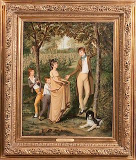 John Lewis Krimmel (Philadelphia, Pennsylvania, 1787-1821)      The Cherry Pickers
