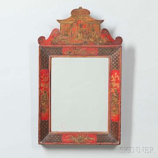 Japanned Export Mirror