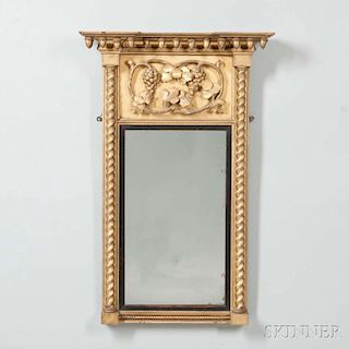 Gilt-gesso Carved Mirror