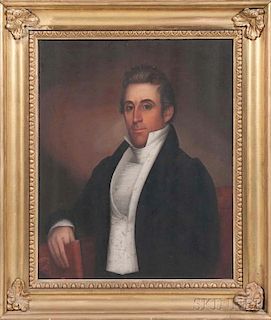 Zedekiah Belknap (Massachusetts, Connecticut, New Hampshire, 1781-1858)      Portrait of Samuel Joseph Claghorn (1787-1840)