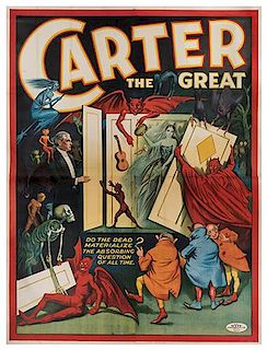 Carter the Great. Do the Dead Materialize? The Absorbing Question of All Time