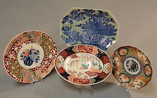 Four pieces of Japanese 19th C. Imari
