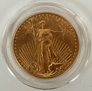 U.S. $50.DOLLAR GOLD COIN STANDING LIBERTY 'AMERICAN FAMILY OF EAGLES', 1997