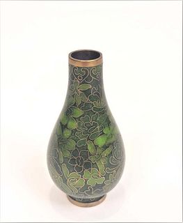 Chinese Closene Enamel Vase