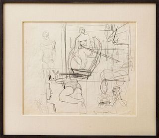 DAVID PARK (1911-1960): TWO-SIDED STUDY